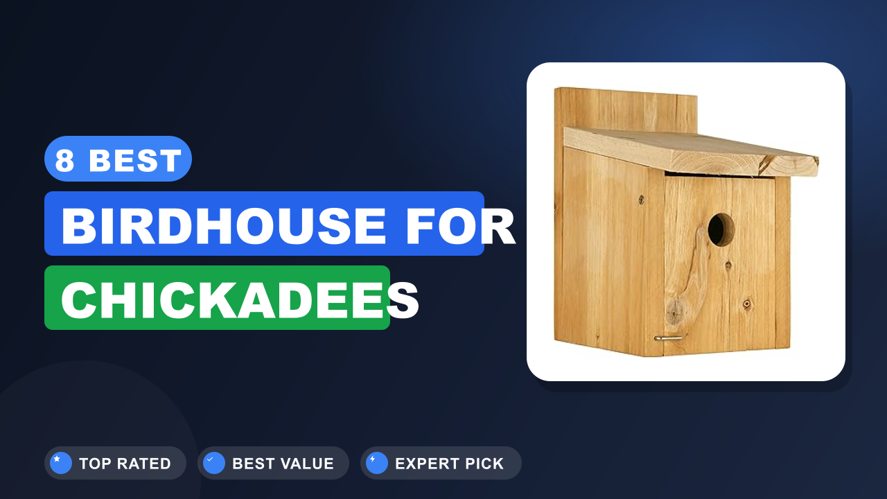 8 Best Birdhouse for Chickadees