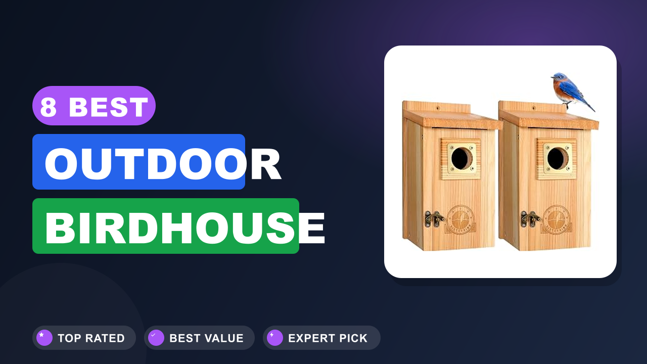 8 Best Outdoor Birdhouse