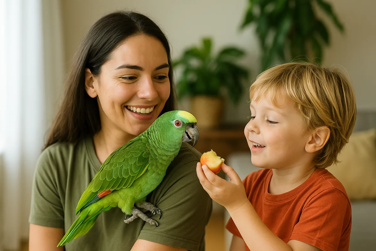 human-parrot interaction