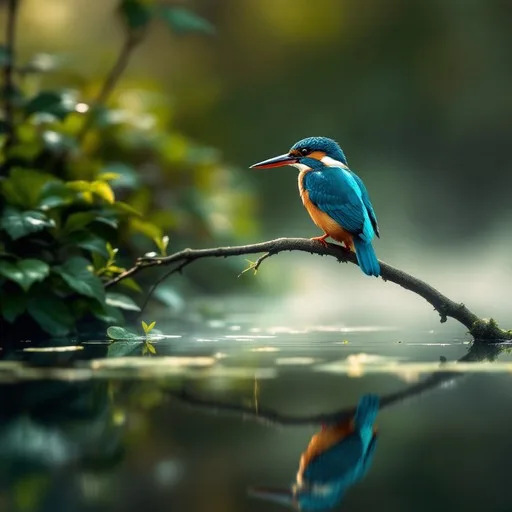 kingfisher hunting techniques