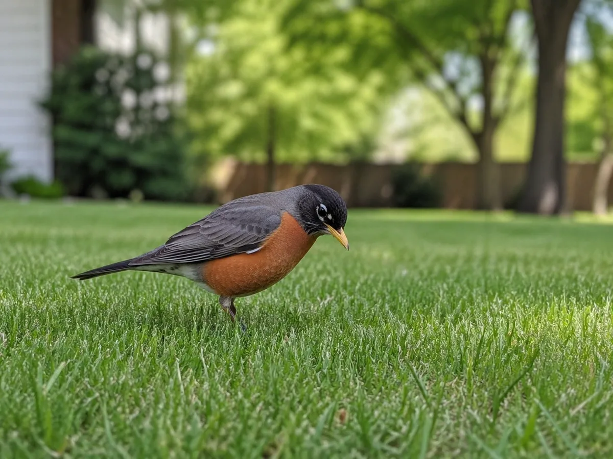 The Energetic American Robin