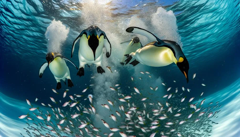 what do penguins eat